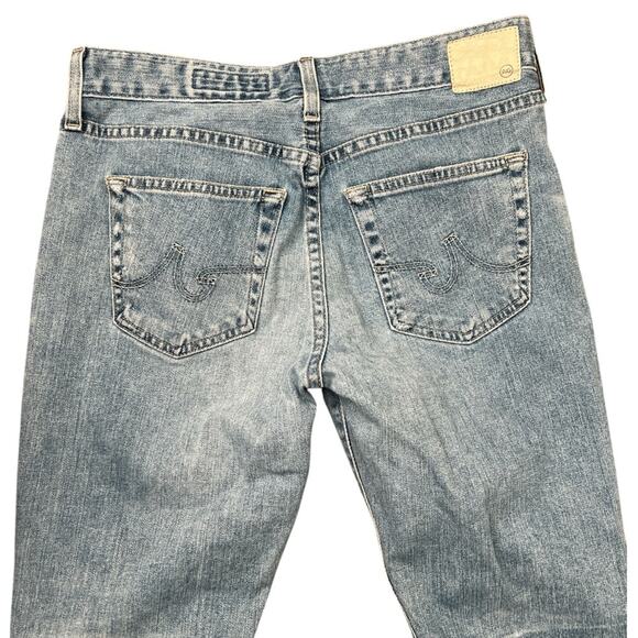 AG Adriano Goldschmied The Ex-Boyfriend Distressed Slouchy Slim Jeans | 27R - Picture 4 of 10